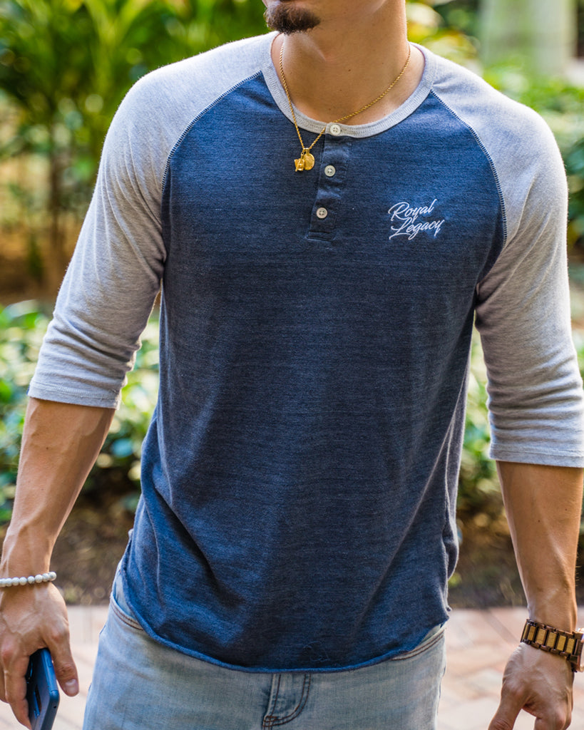 Royal Legacy Raglan Henley Tee