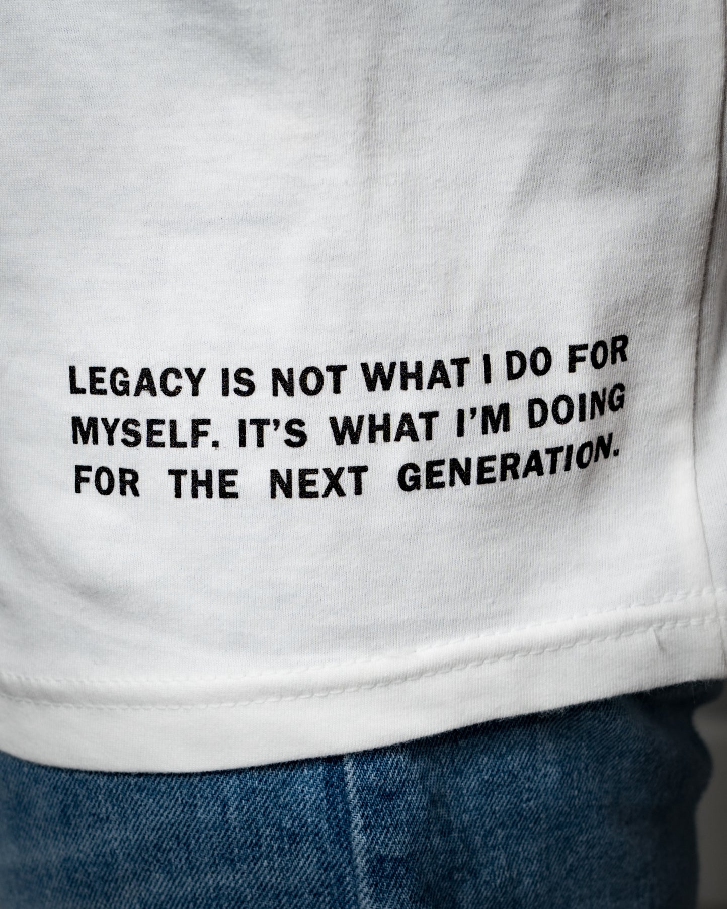 Leave A Legacy White and Black